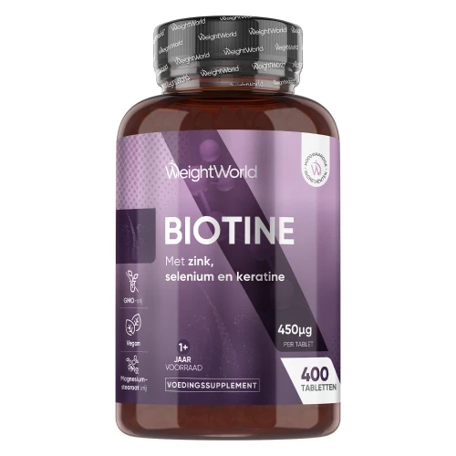 Biotine complex - 450mcg - +1 jaar voorraad - WeightWorld
