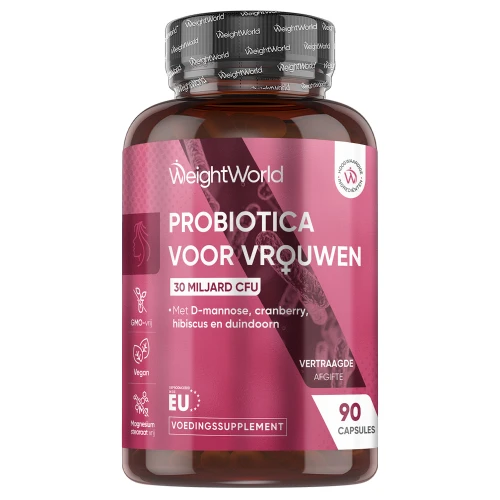 Probiotica capsules - 30 miljard CFU - Speciaal voor vrouwen - WeightWorld