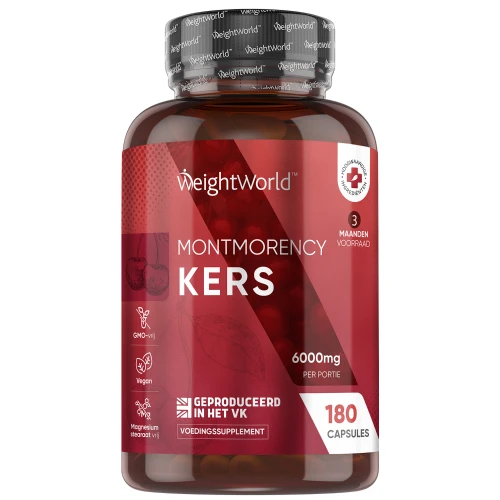 Montmorency kers | 6000 mg 180 Capsules | kersen |  van 3 maanden
