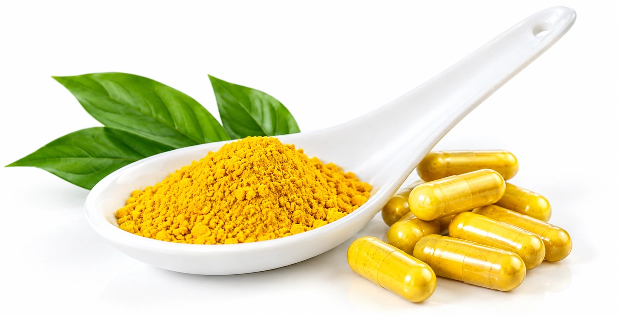 capsules die gevuld zijn met berberine poeder